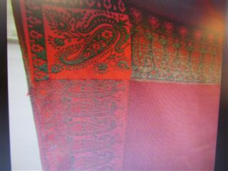 Vintage AboElela AB -Egypt  tapestry/tablecloth/throw burgundy